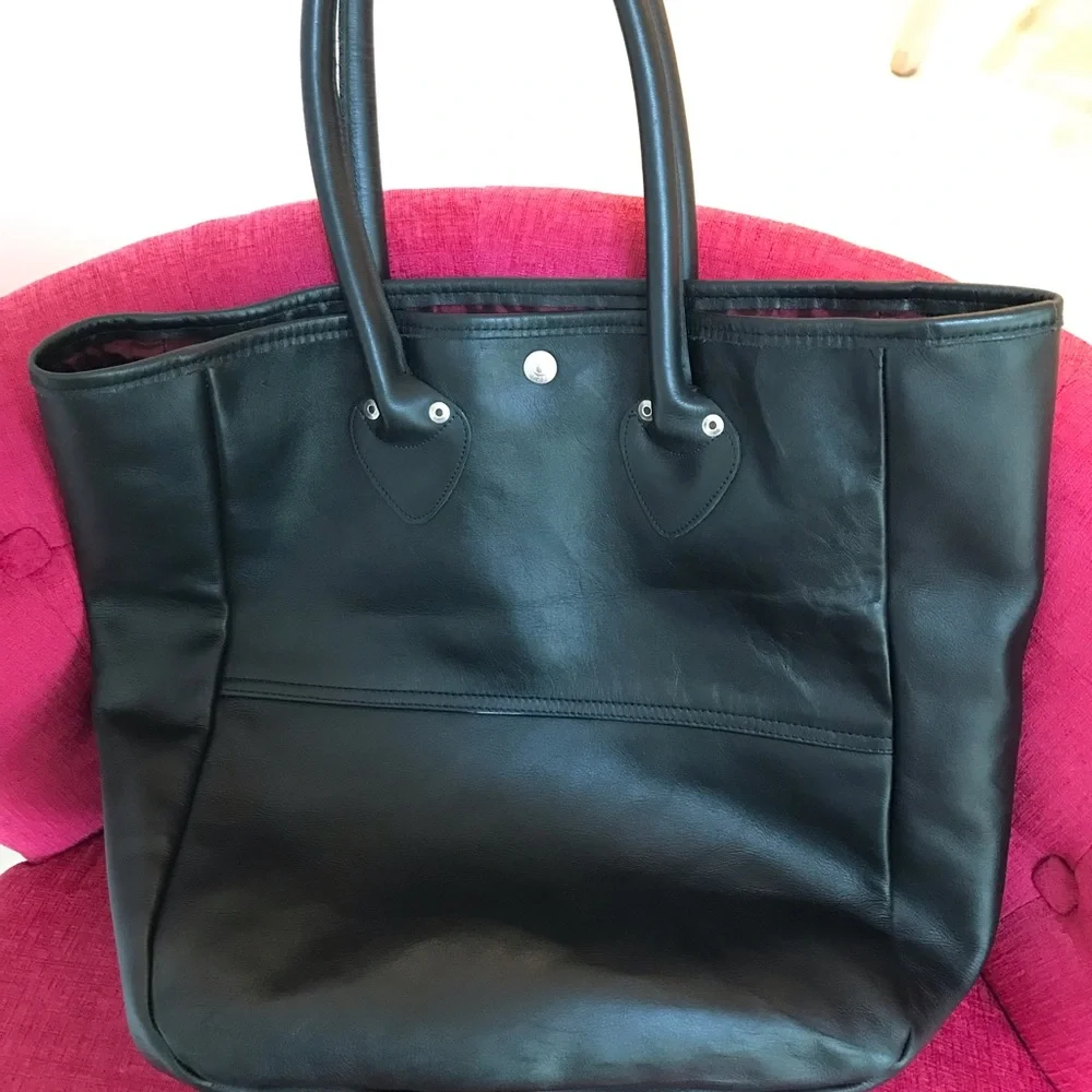 Perfecto by Schott NYC black leather bag